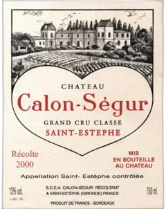 photo du vin Calon Ségur