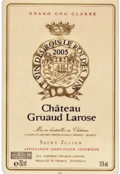 photo du vin Gruaud Larose