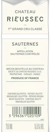 photo du vin Rieussec