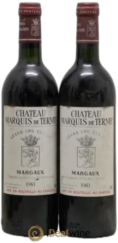 photos du vin Château Marquis de Terme