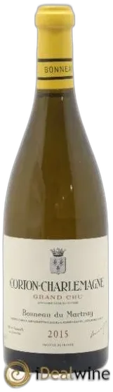photo du vin Corton-Charlemagne Grand Cru Bonneau du Martray