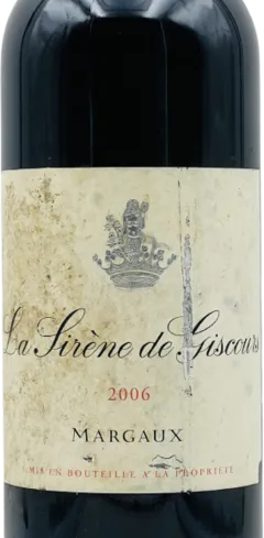 aperçu du vin La Sirène de Giscours