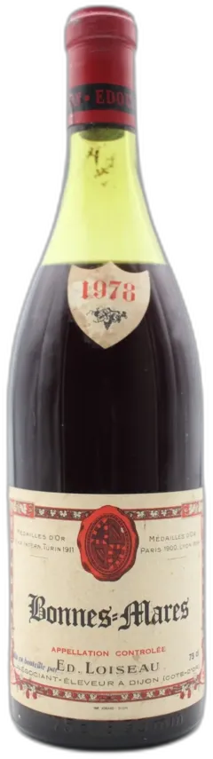 photo du vin Bonnes-Mares 1978 Loiseau