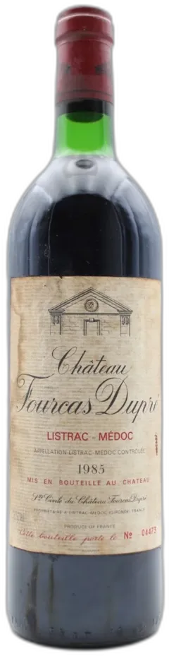 photo du vin Château Fourcas Dupré 1985