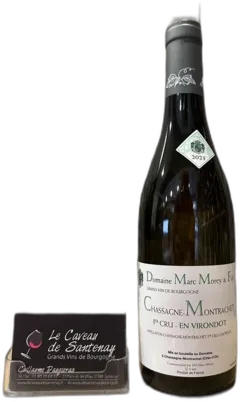 illustration du vin Chassagne-Montrachet 1er Cru en Virondot Blanc 2023 Domaine Marc Morey